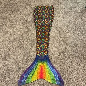 Rainbow Mermaid Tail skirt